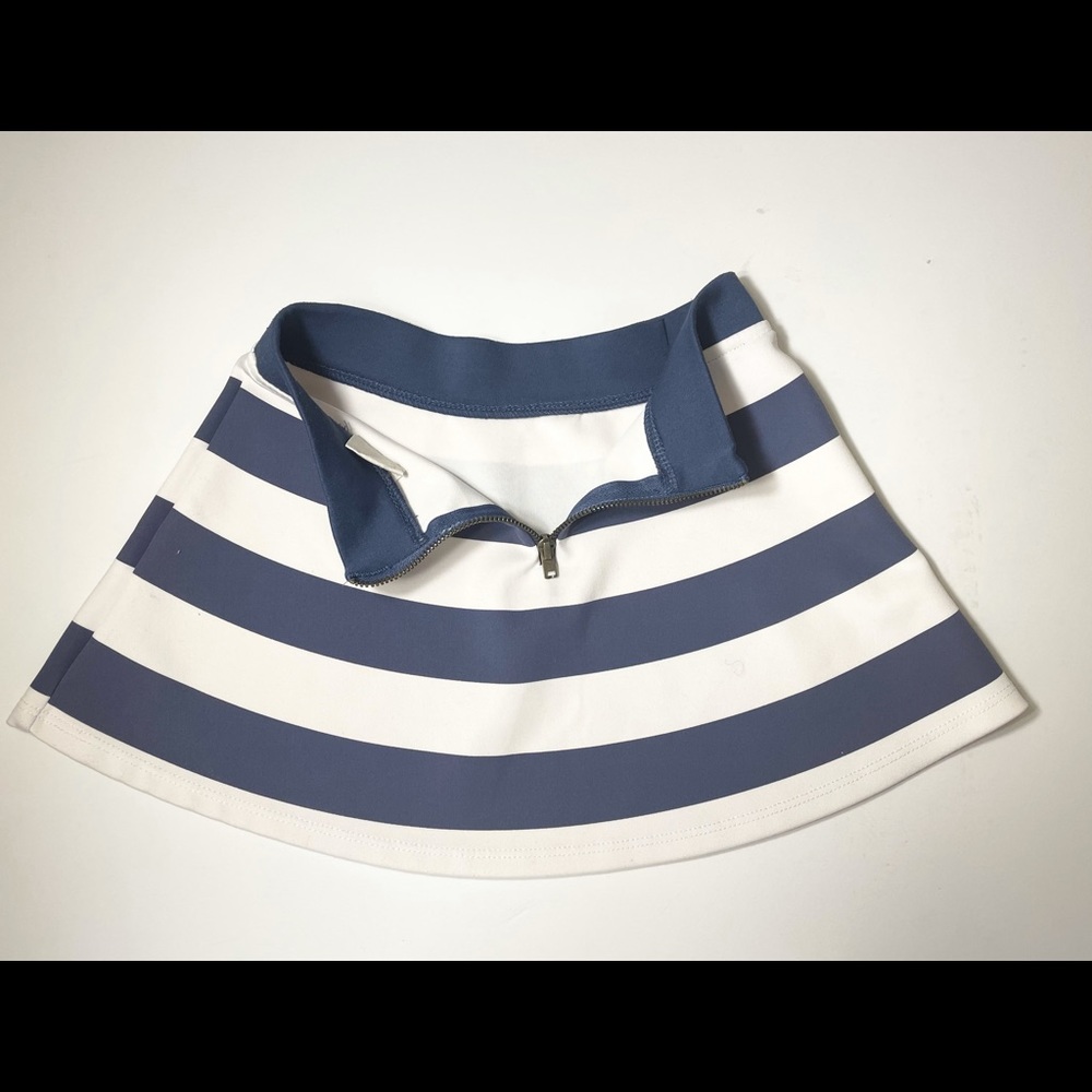 Zara Blue/White Girl’s Stripe skirt Size 3/4 - Picture 3 of 4